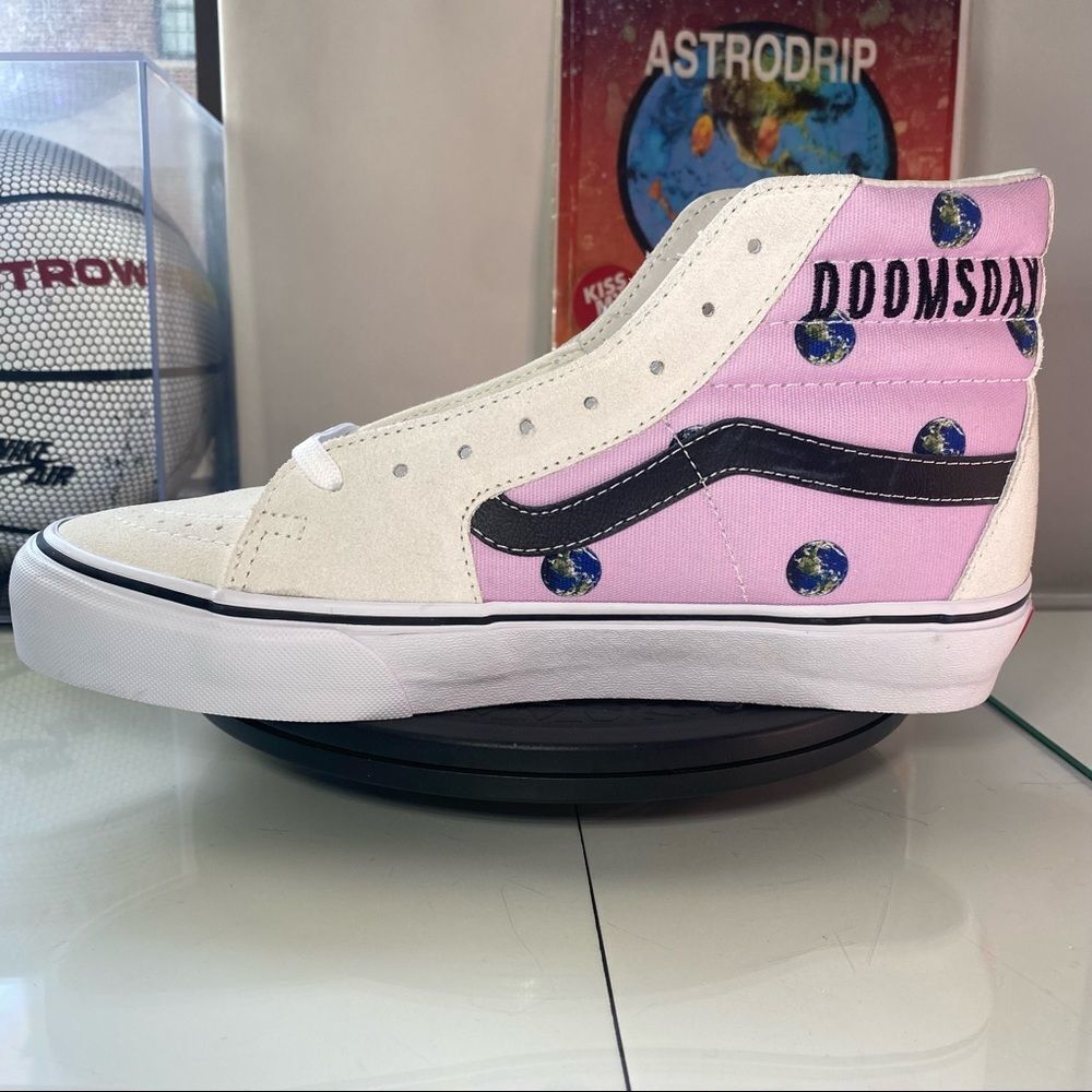 🆕 Vans	Cali Thornhill Dewitt Vault Sk8-Hi LX 'Pink Doomsday Foreplay' - Mens 9 - Picture 12 of 12